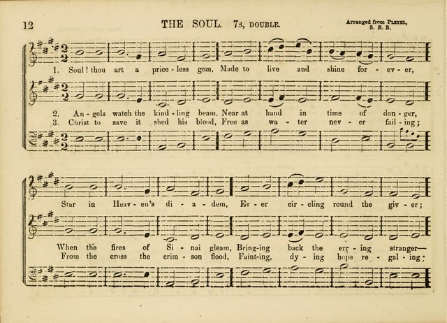 Songs for the Sabbath School and Vestry: designed especially for the Sabbath school and concert. With original and selected music page 9