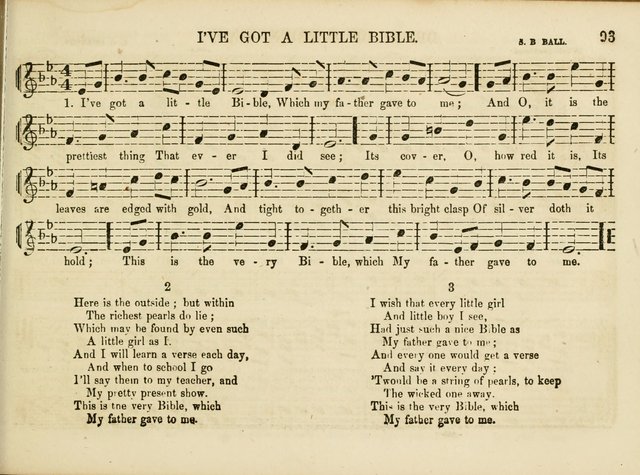 Songs for the Sabbath School and Vestry: designed especially for the Sabbath school and concert. With original and selected music page 90