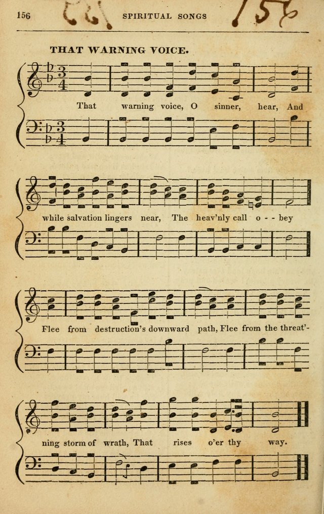 Spiritual Songs for Social Worship: adapted to the use of families and private circles in seasons of rivival, to missionary meetings, to the monthly concert, and to other occasions of special interest page 156