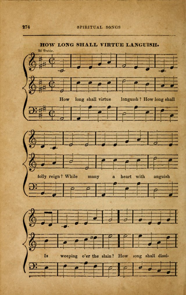 Spiritual Songs for Social Worship: adapted to the use of families and private circles in seasons of revival, to missionary meetings, to the monthly concert, and to other occasions... (3rd ed.) page 274