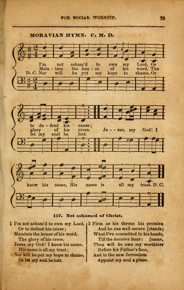 Spiritual Songs for Social Worship: adapted to the use of families and private circles in seasons of revival, to missionary meetings, to the monthly concert, and to other occasions... (3rd ed.) page 79
