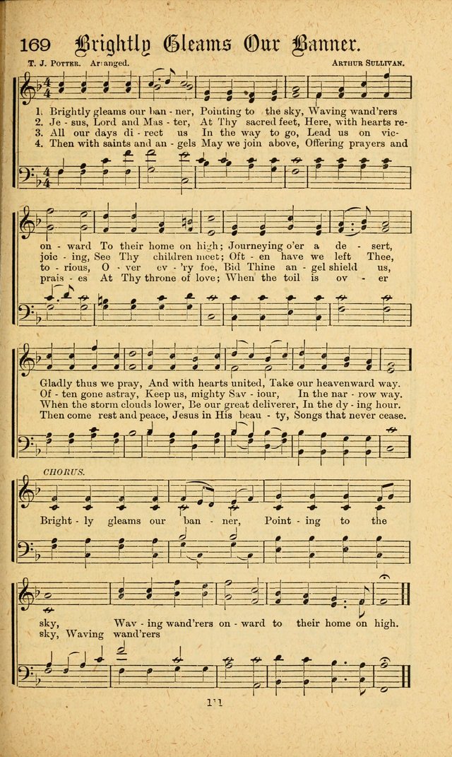 Songs of Salvation: as Used by Crossley and Hunter in Evangelistic Meetings: and adapted for the church, grove, school, choir and home page 111