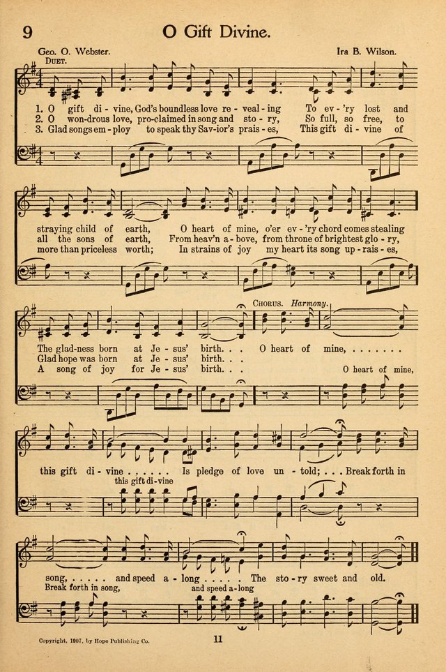 Sunday School Voices: a collection of sacred songs page 11