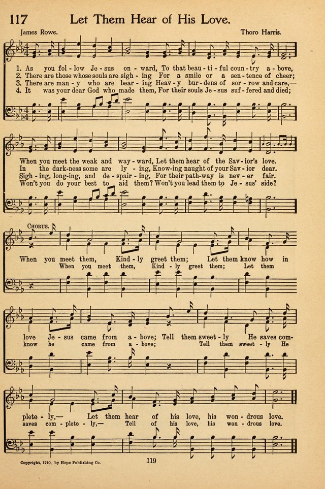 Sunday School Voices: a collection of sacred songs page 121