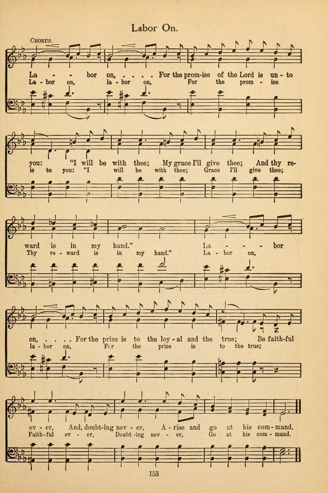 Sunday School Voices: a collection of sacred songs page 155
