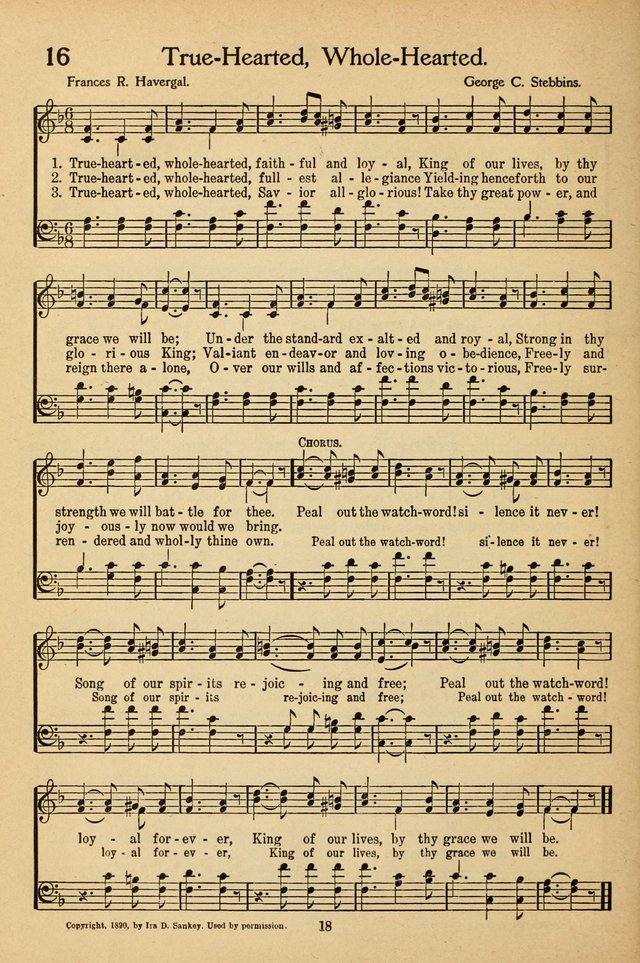 Sunday School Voices: a collection of sacred songs page 18