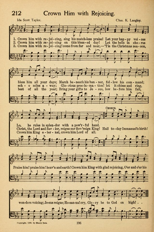 Sunday School Voices: a collection of sacred songs page 200