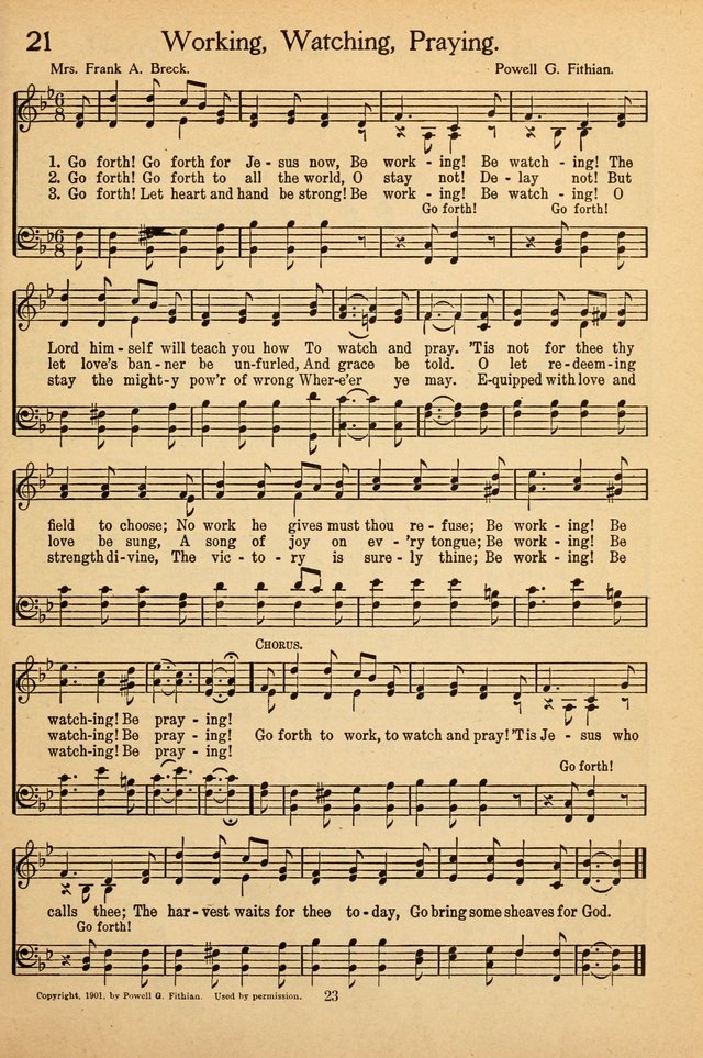 Sunday School Voices: a collection of sacred songs page 23
