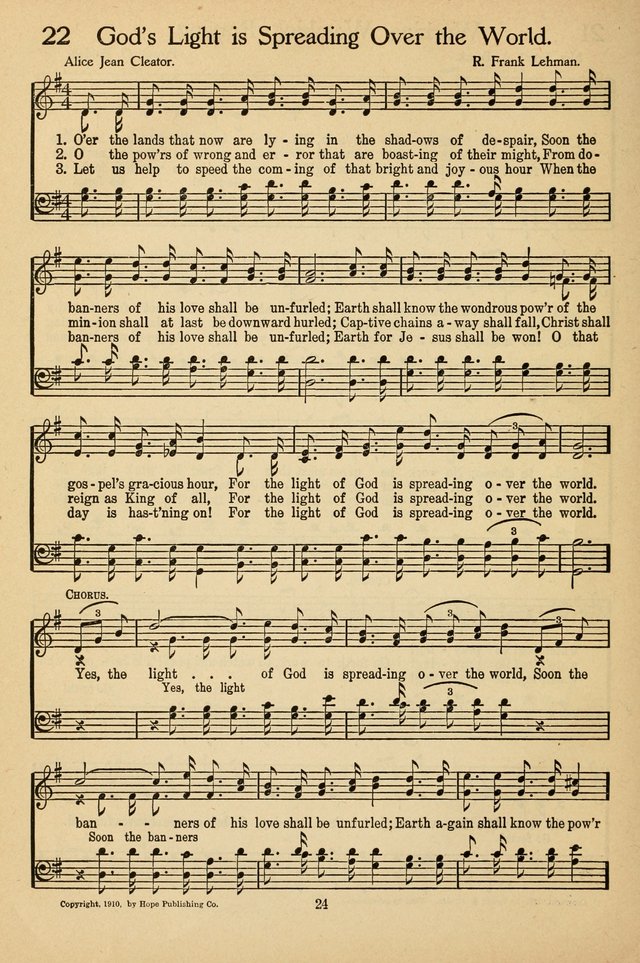 Sunday School Voices: a collection of sacred songs page 24