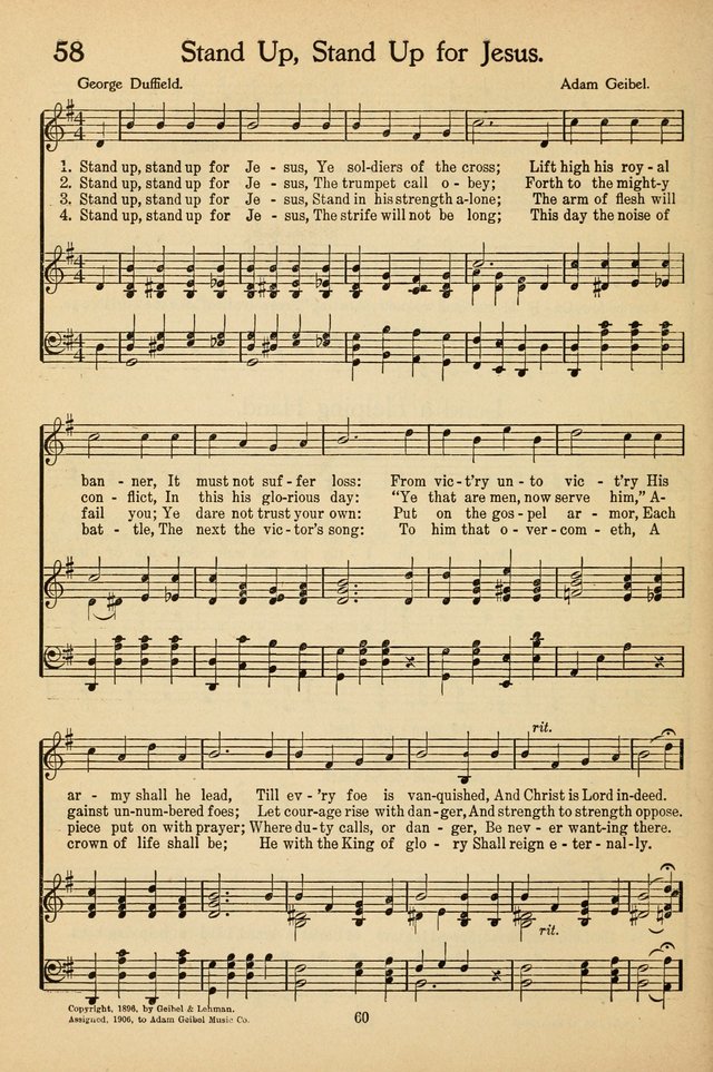 Sunday School Voices: a collection of sacred songs page 62