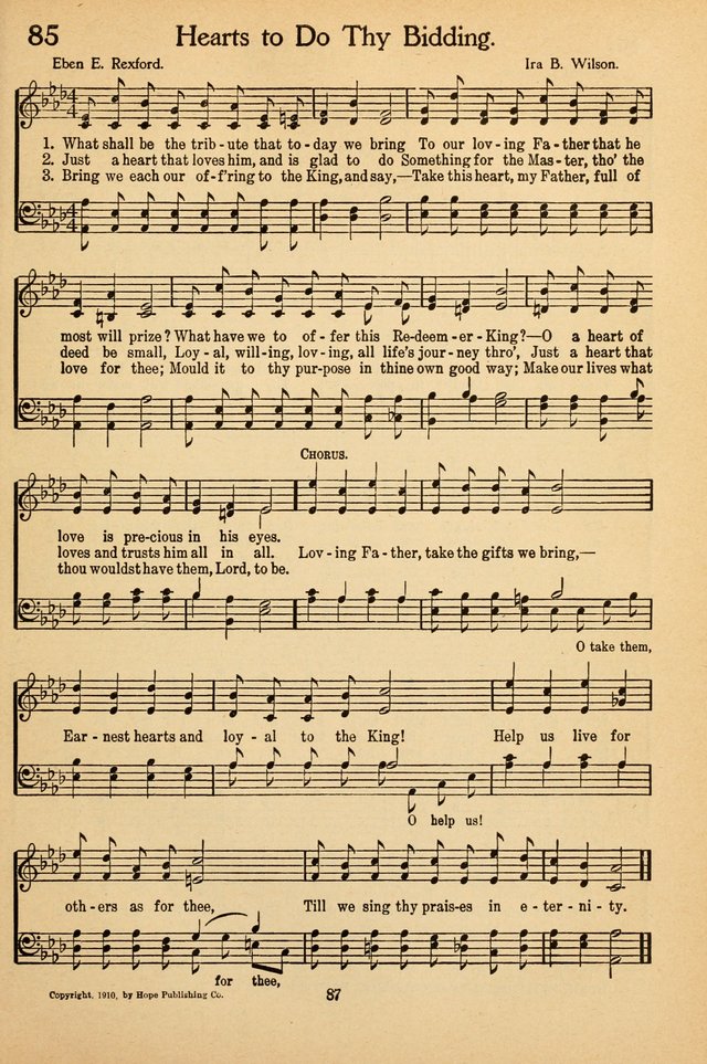 Sunday School Voices: a collection of sacred songs page 89