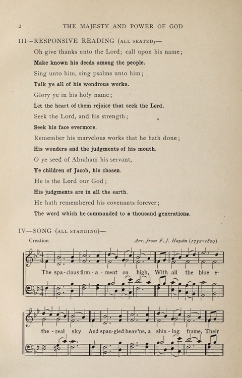 Scripture and Song in Worship: A service book for the Sunday School page 2