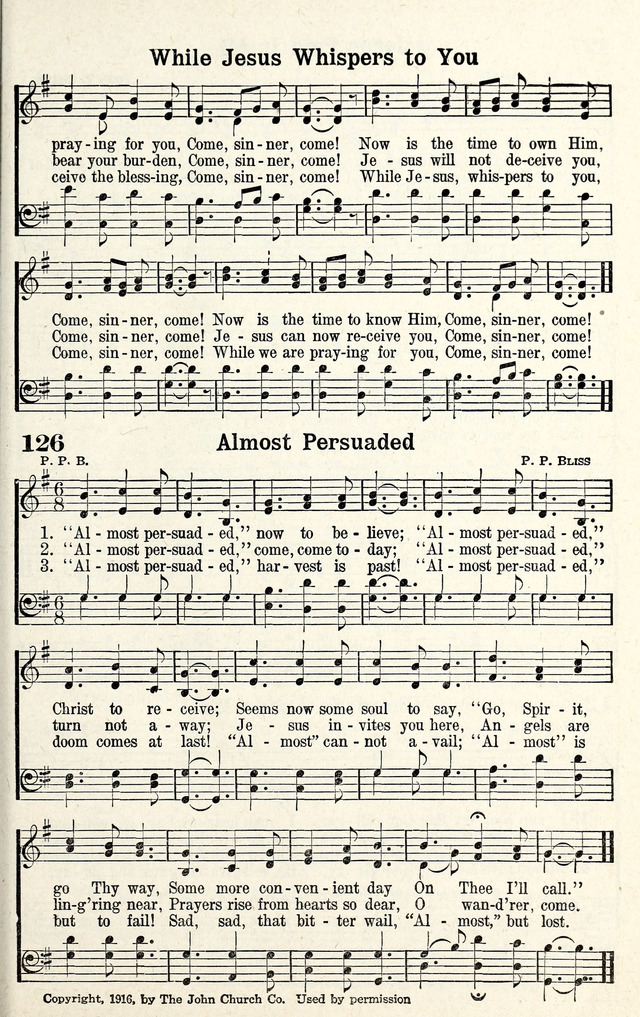 Standard Songs of Evangelism page 126
