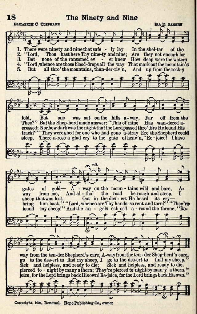 Standard Songs of Evangelism page 19