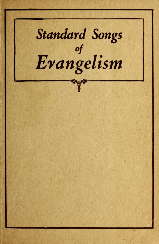 Standard Songs of Evangelism page cover