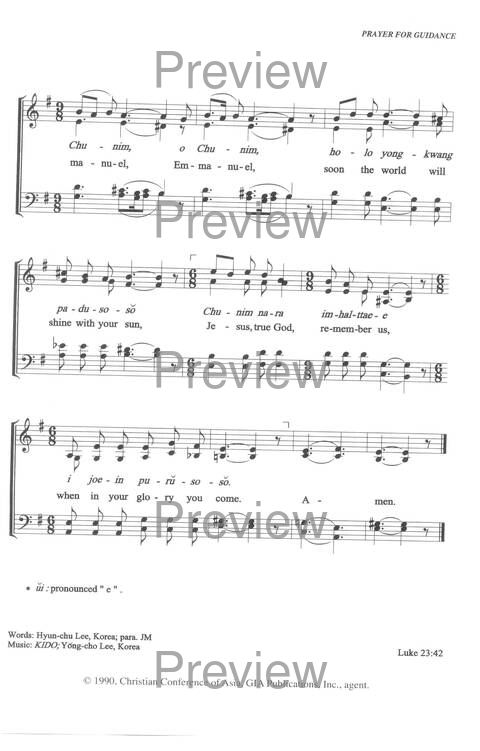 Sound the Bamboo: CCA Hymnal 2000 page 79