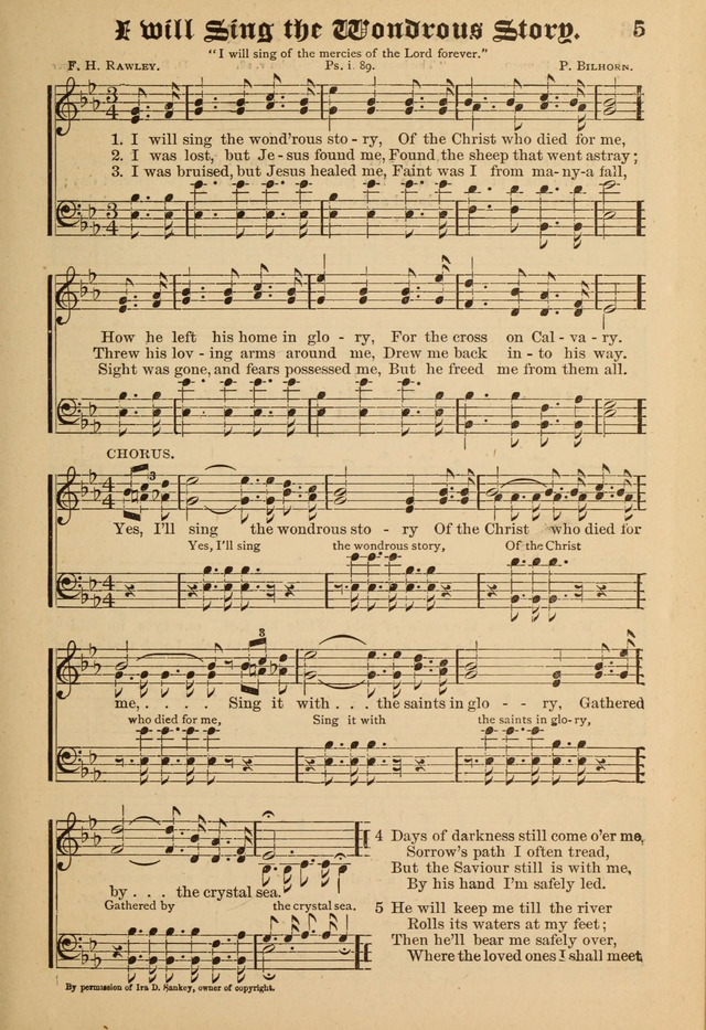 Sacred Trio: comprising Redemption Songs, Showers of Blessing, the Joyful Sound page 3