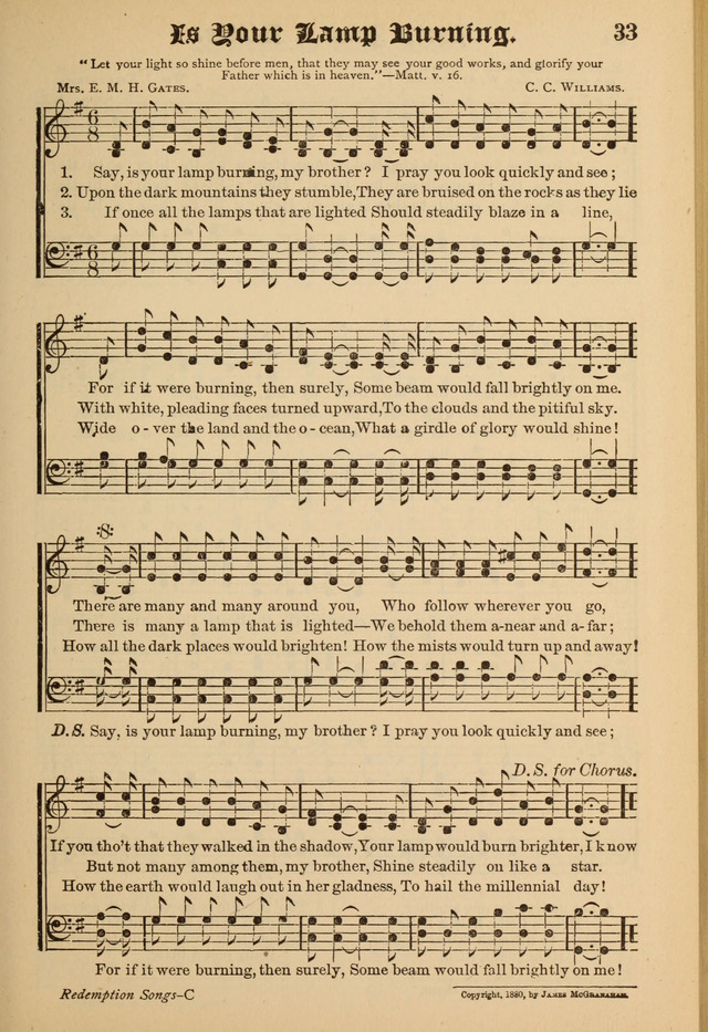 Sacred Trio: comprising Redemption Songs, Showers of Blessing, the Joyful Sound page 31