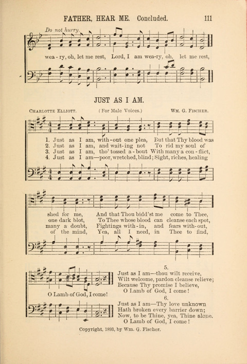 Songs Tried and Proved: for the user of prayer meetings, Sunday schools, general evangelistic work, and the home circle page 111