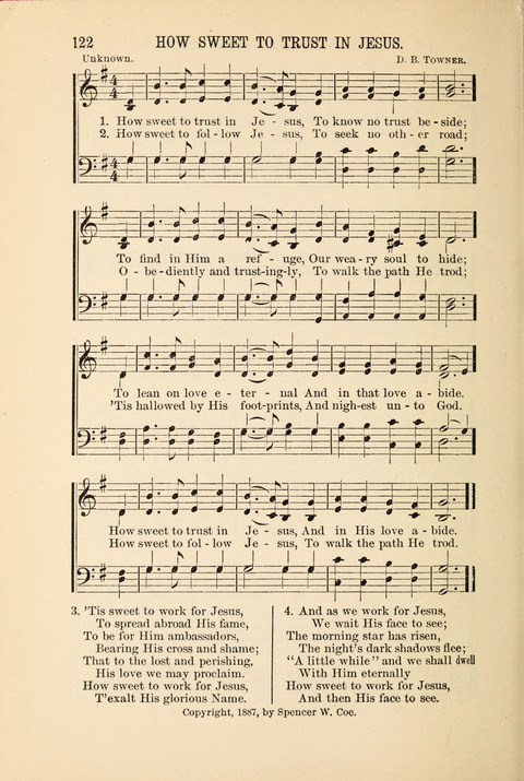 Songs Tried and Proved: for the user of prayer meetings, Sunday schools, general evangelistic work, and the home circle page 122