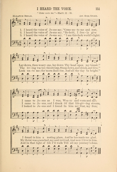 Songs Tried and Proved: for the user of prayer meetings, Sunday schools, general evangelistic work, and the home circle page 151