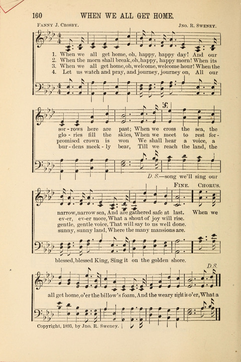 Songs Tried and Proved: for the user of prayer meetings, Sunday schools, general evangelistic work, and the home circle page 160