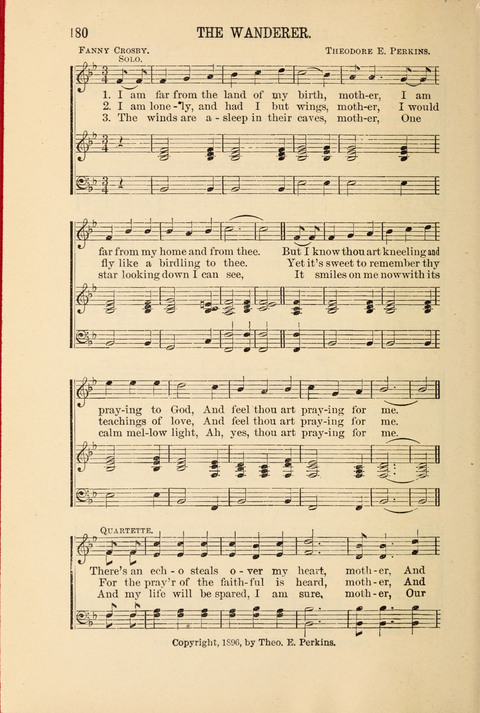 Songs Tried and Proved: for the user of prayer meetings, Sunday schools, general evangelistic work, and the home circle page 180