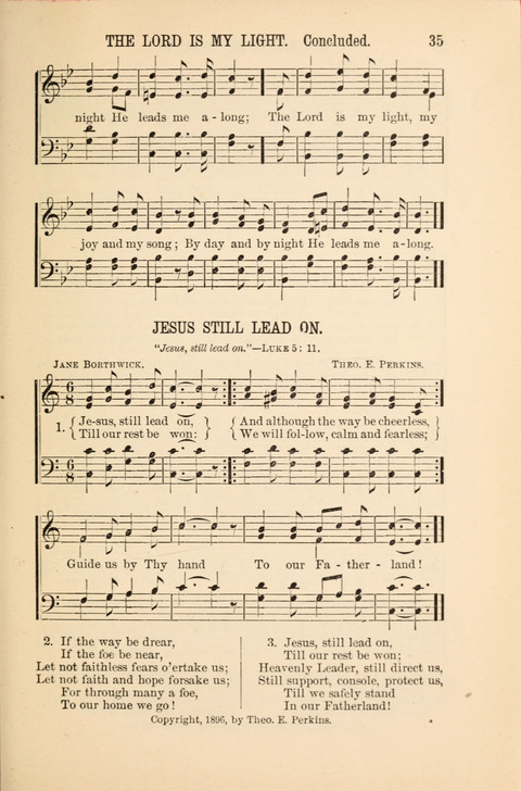 Songs Tried and Proved: for the user of prayer meetings, Sunday schools, general evangelistic work, and the home circle page 35