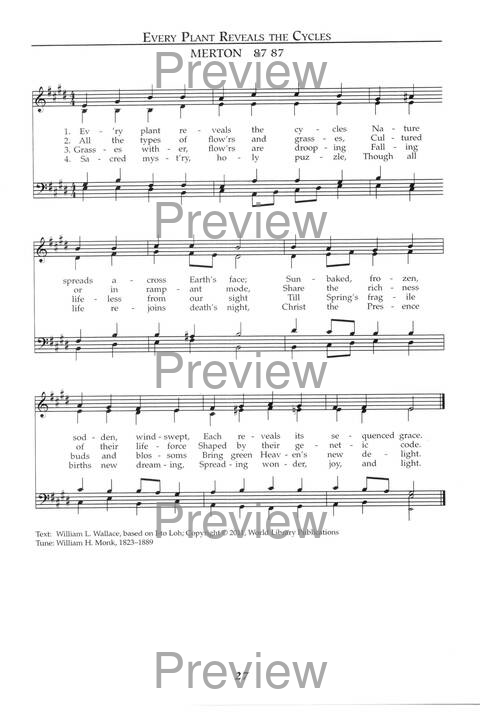 Singing the Sacred: psalms, hymns, and spiritual songs (Vol 1) page 27
