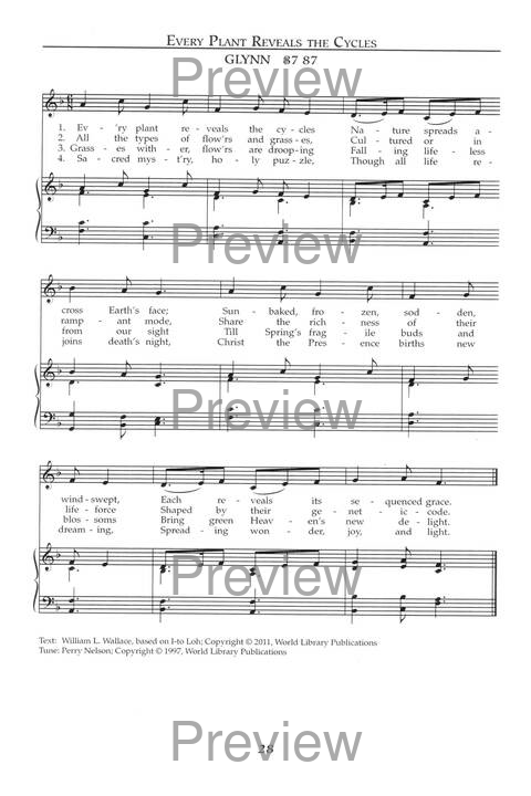Singing the Sacred: psalms, hymns, and spiritual songs (Vol 1) page 28