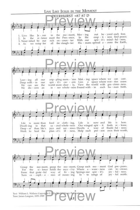Singing the Sacred: psalms, hymns, and spiritual songs (Vol 1) page 45