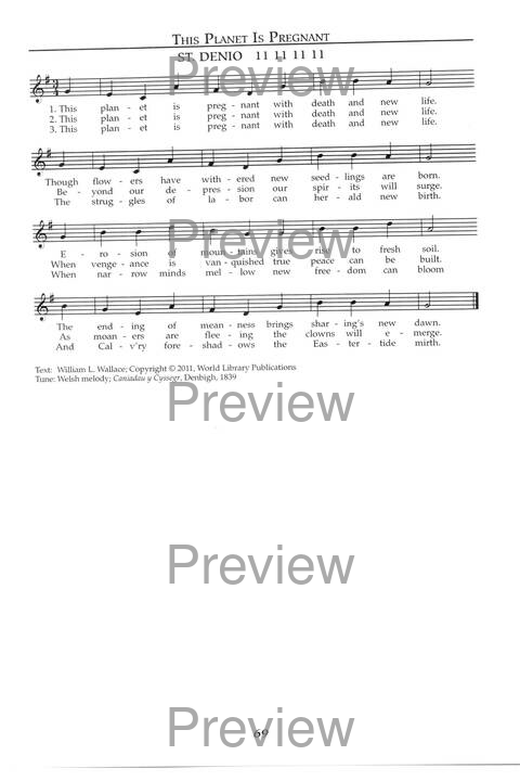 Singing the Sacred: psalms, hymns, and spiritual songs (Vol 1) page 69