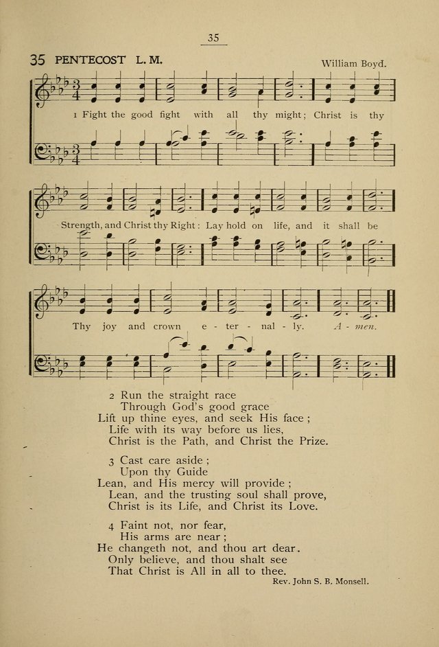 Student Volunteer Hymnal: Fourth International Convention, Toronto, 1902 page 35