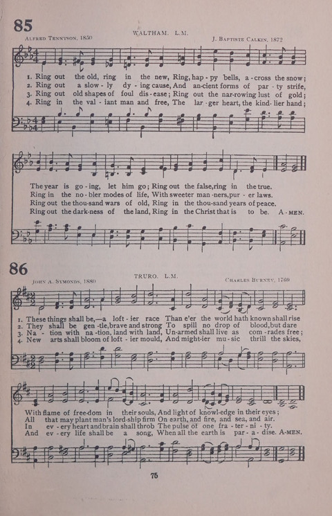 Student Volunteer Hymnal page 75