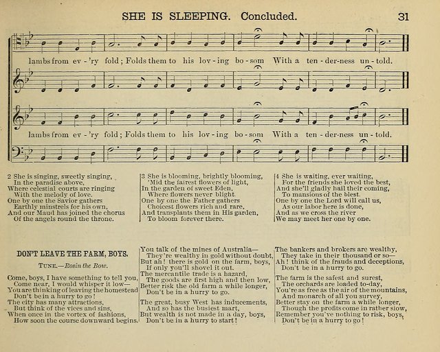 The Song Victor for the Sunday School and Public School Use page 31