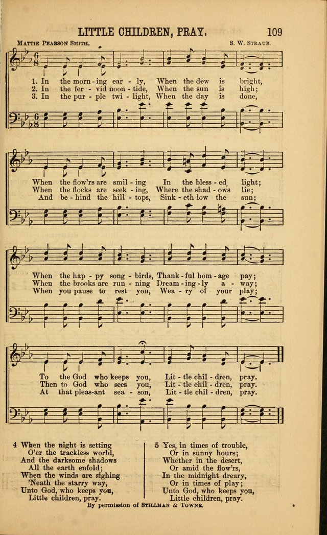 Singing on the Way: a collection of hymns and tunes for Sunday schools, social worship and congregations page 109
