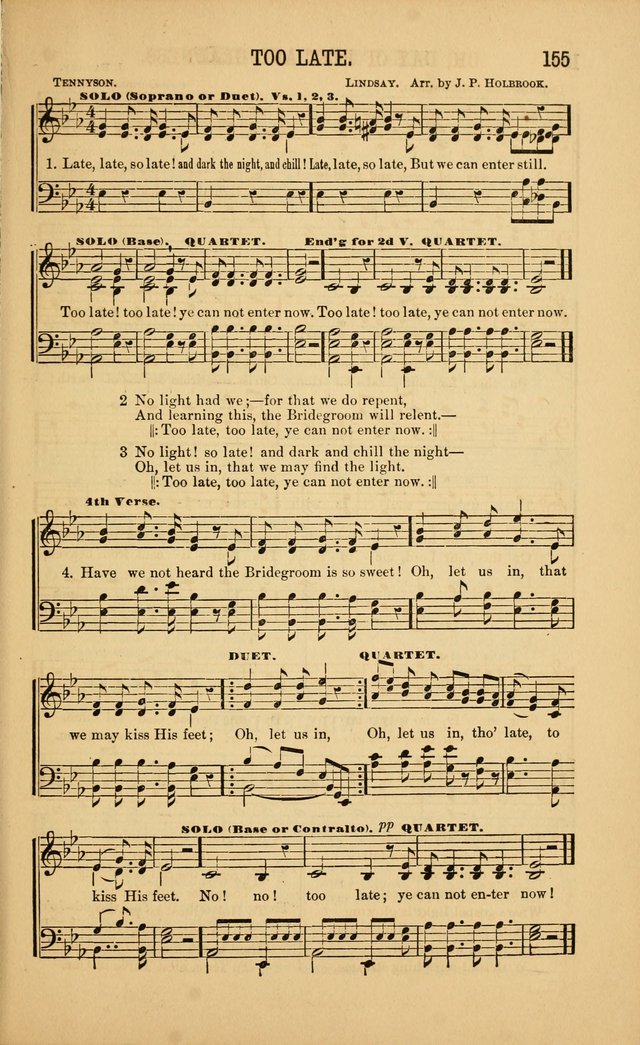 Singing on the Way: a collection of hymns and tunes for Sunday schools, social worship and congregations page 155
