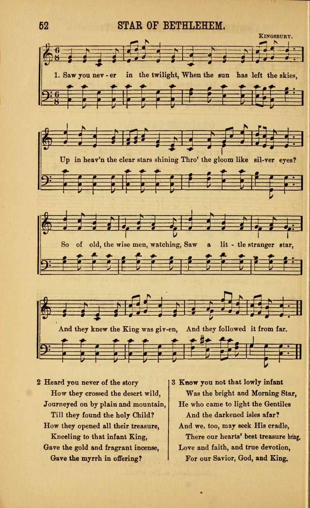 Singing on the Way: a collection of hymns and tunes for Sunday schools, social worship and congregations page 52