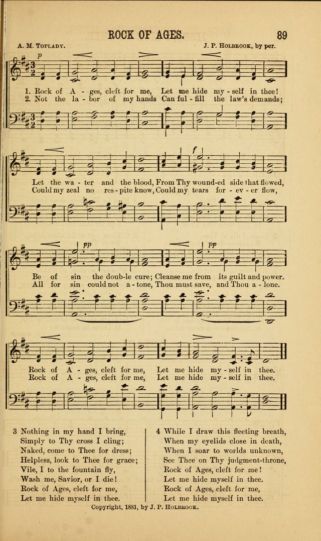 Singing on the Way: a collection of hymns and tunes for Sunday schools, social worship and congregations page 89