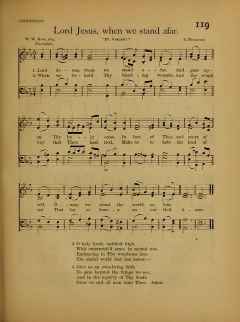 Songs of Worship: for the Sunday School page 109