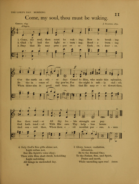 Songs of Worship: for the Sunday School page 11