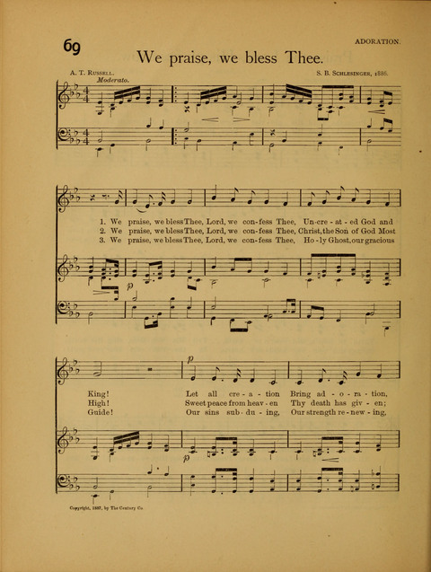 Songs of Worship: for the Sunday School page 62