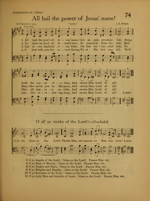Songs of Worship: for the Sunday School page 67