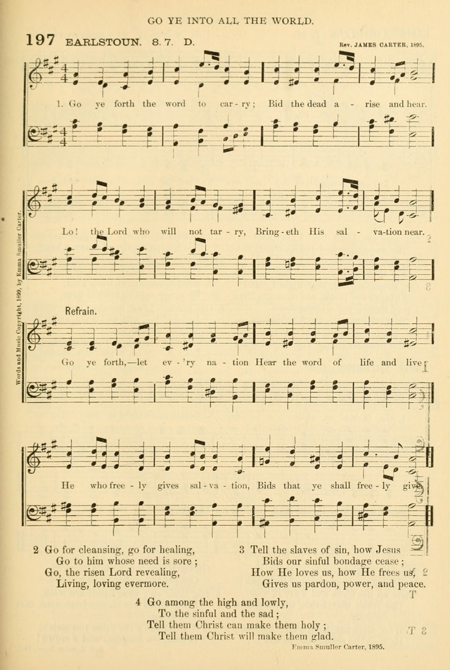 Songs of Work and Worship: a collection of hymns and tunes for devotional and evangelistic meetings page 122