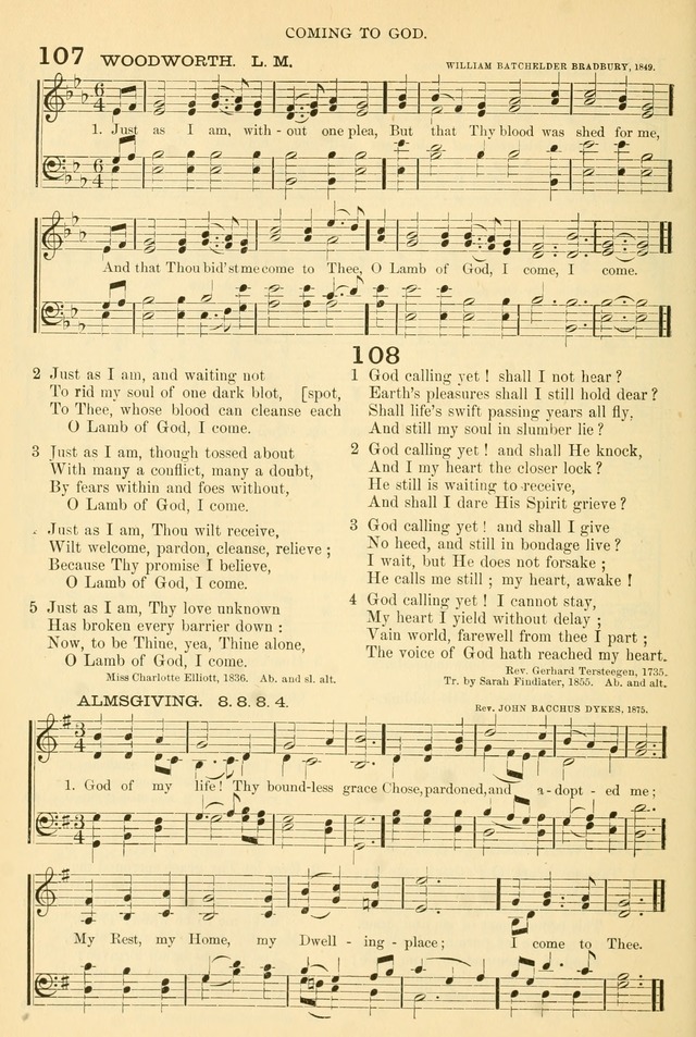 Songs of Work and Worship: a collection of hymns and tunes for devotional and evangelistic meetings page 71