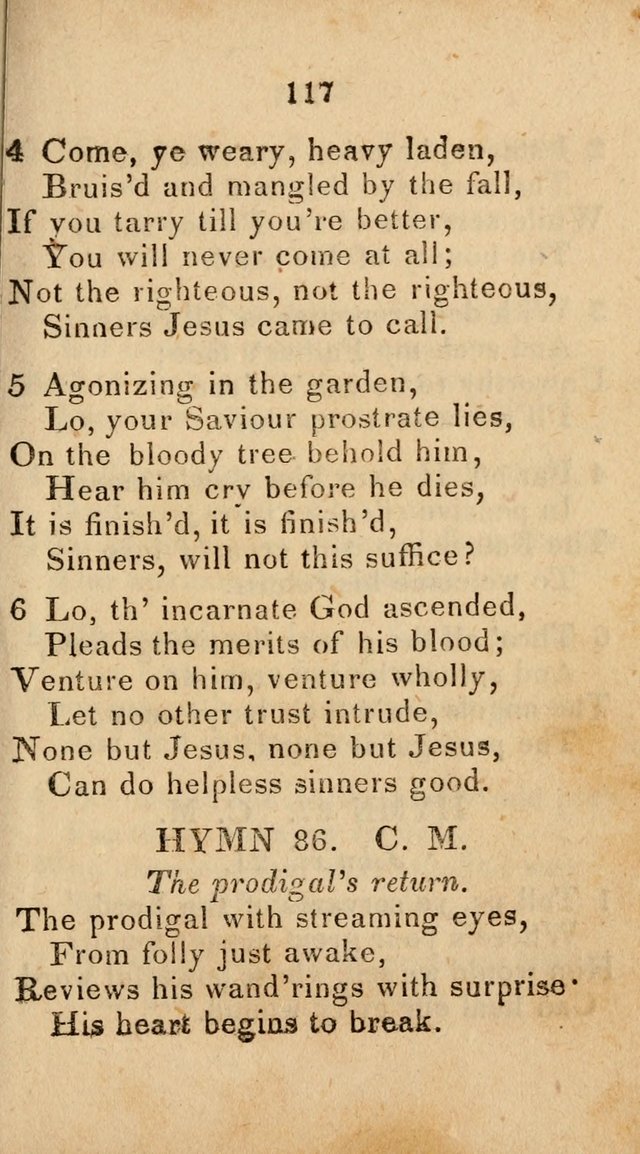 Songs of Zion, Being a New Selection of Hymns, Designed for Revival and Social Meetings page 122