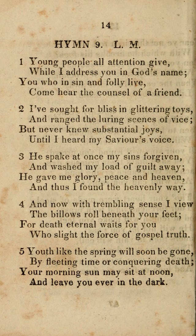 Songs of Zion, Being a New Selection of Hymns, Designed for Revival and Social Meetings page 19