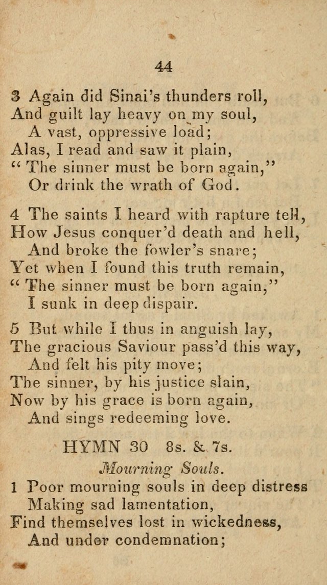 Songs of Zion, Being a New Selection of Hymns, Designed for Revival and Social Meetings page 49