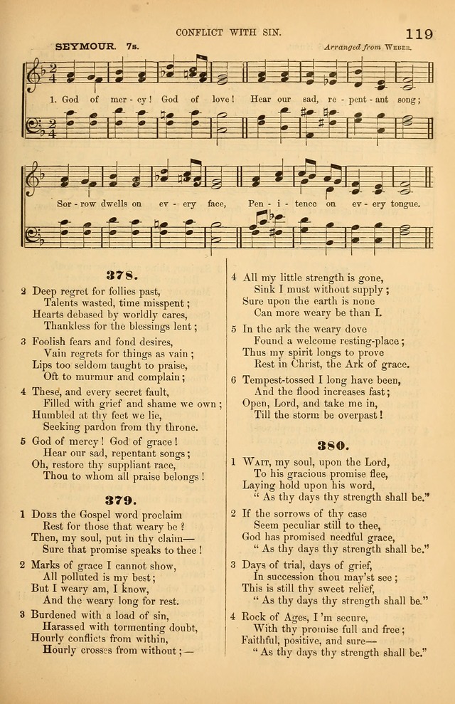 Songs of the Church: or, hymns and tunes for Christian worship page 119