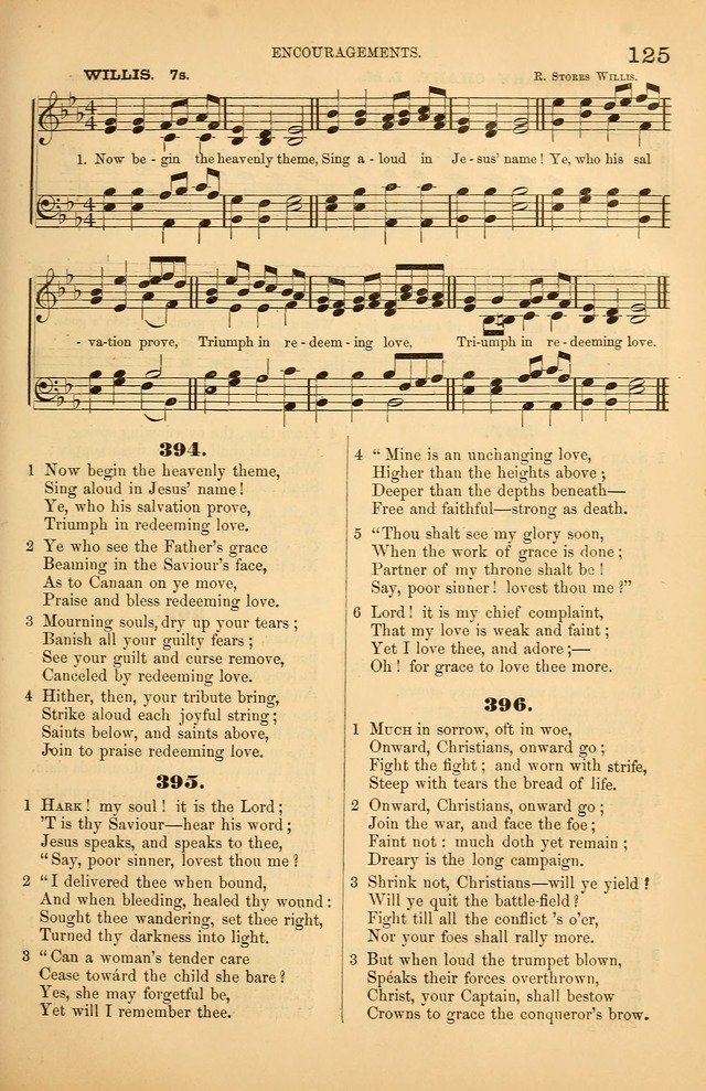 Songs of the Church: or, hymns and tunes for Christian worship page 125